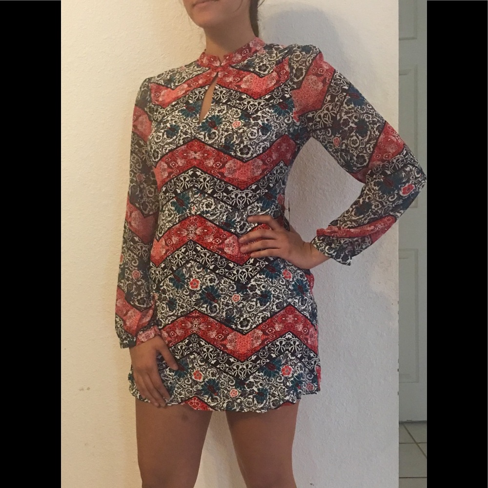 NWT Keyhole Romper/Skort/Mini Dress